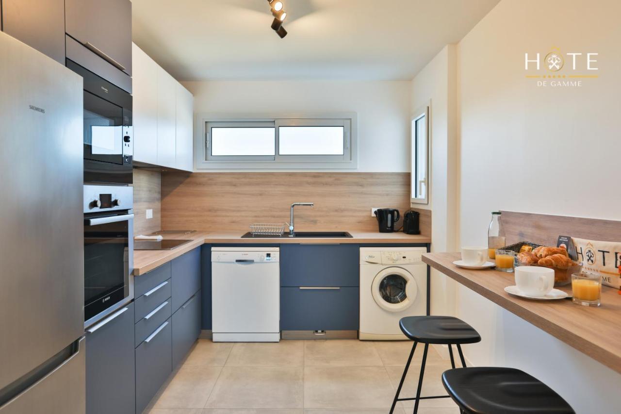 Appartement De Caractere, Superbe Vue Mer 280° La Chaume Exterior foto